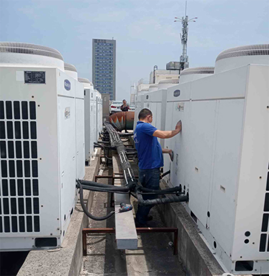 潍坊中央空调制热和不制冷系统维修方法